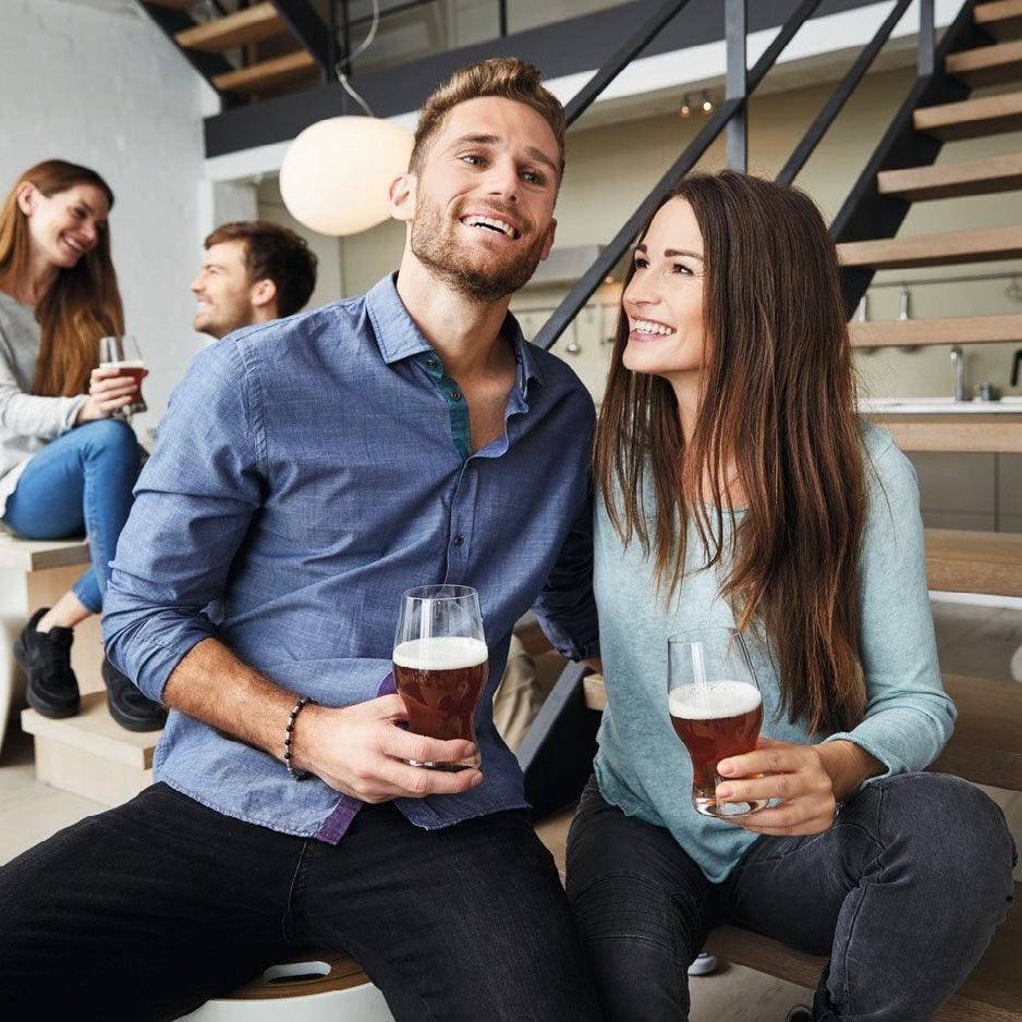 Taverna Ale Glasses 430ml, Set of 2 - Image 4