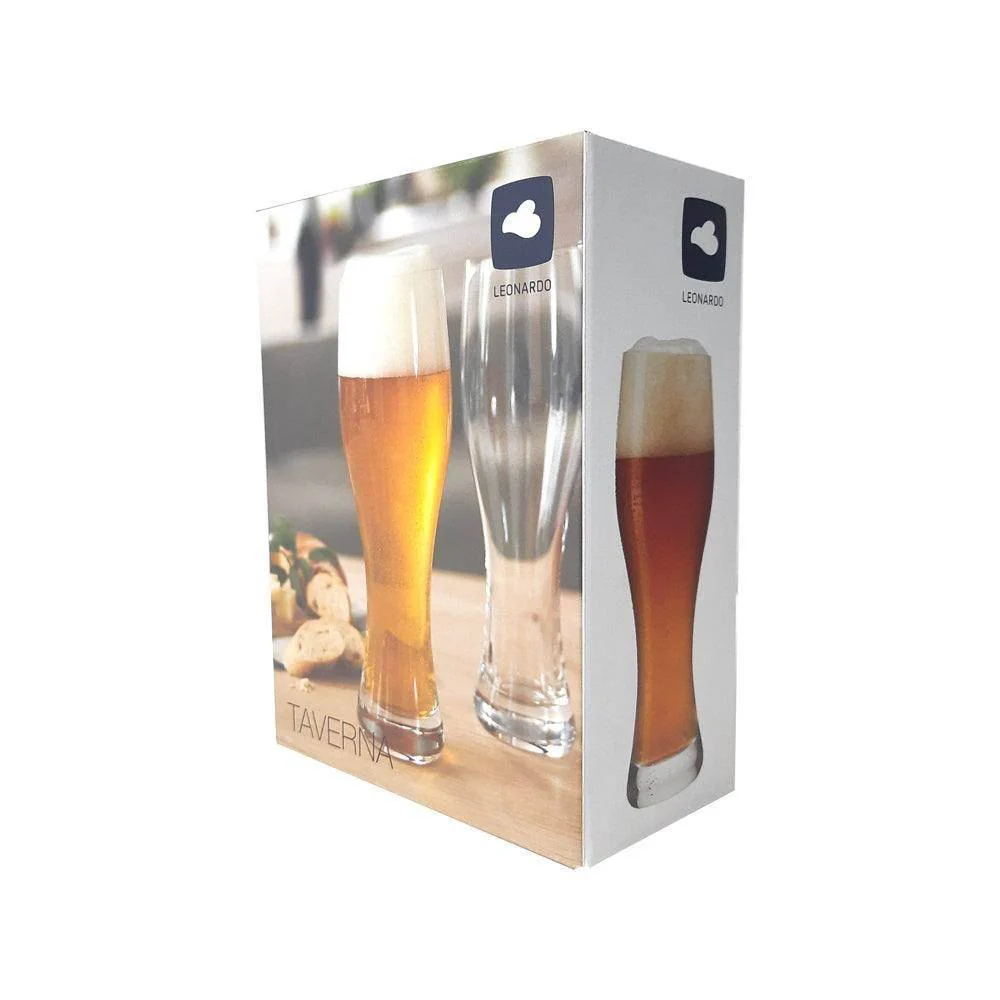 Taverna Beer Glasses 500ml, Set of 2 - Image 5