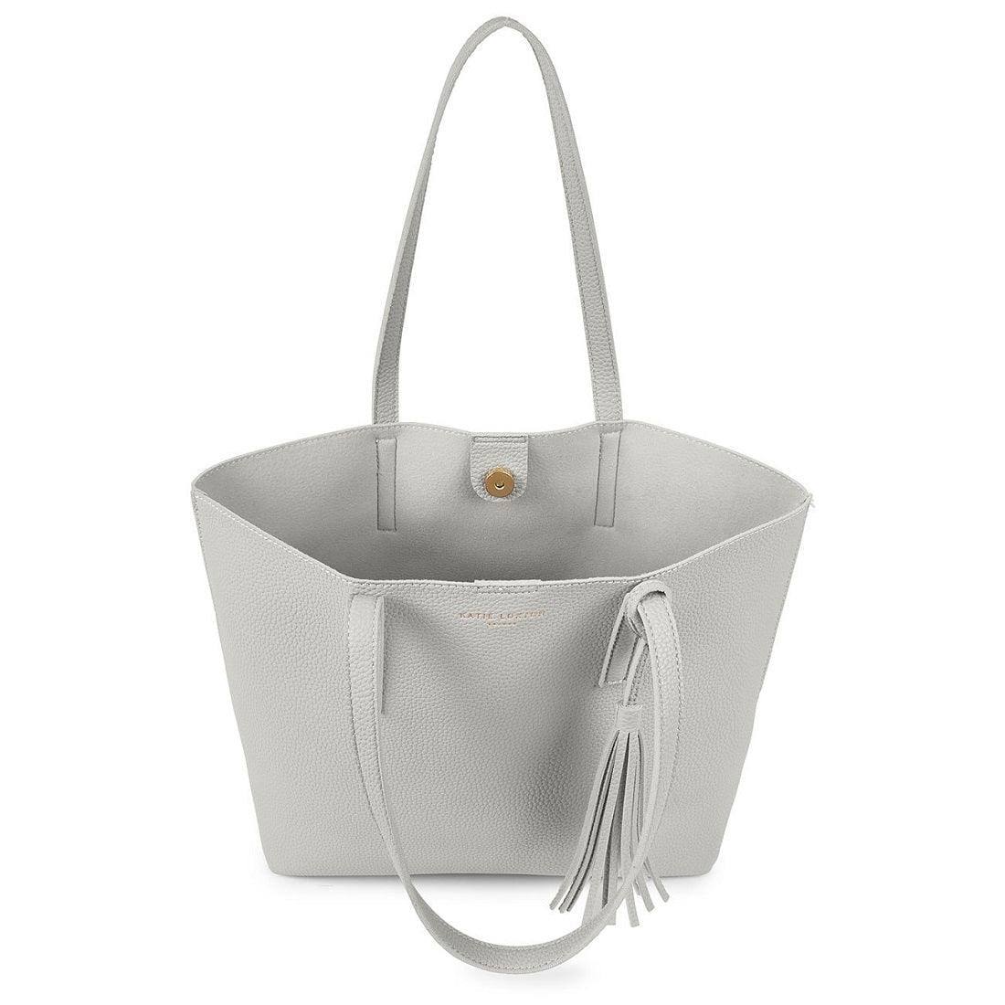 Tavi Tassel Tote Bag - Grey - Image 3