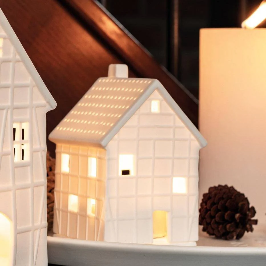 Timbered House Tealight Holder and Sculpture - Small - Image 3