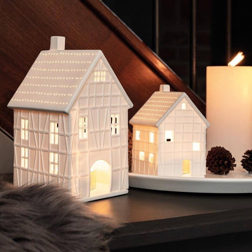 Timbered House Tealight Holder and Sculpture - Small - Image 5