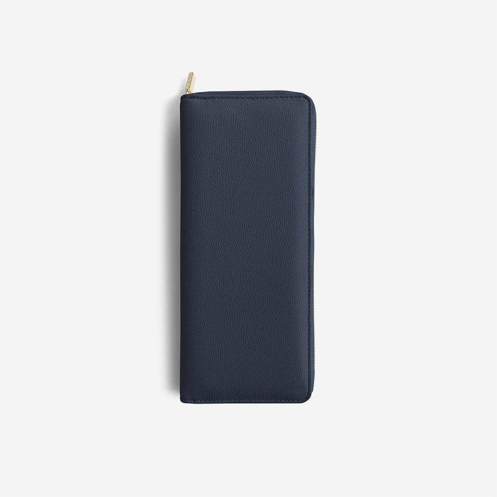 Travel Jewellery Roll Medium - Navy Blue - Image 3