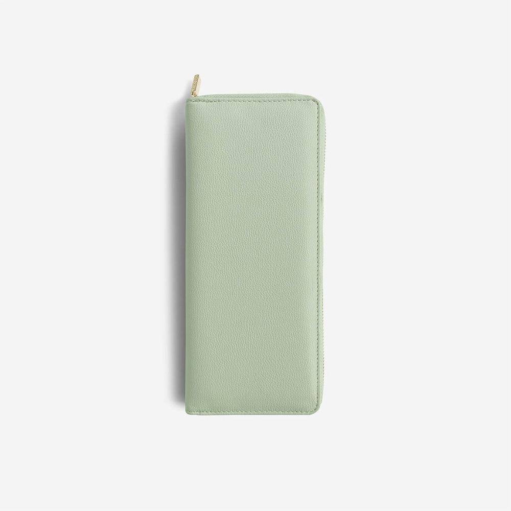Travel Jewellery Roll Medium - Sage Green - Image 3