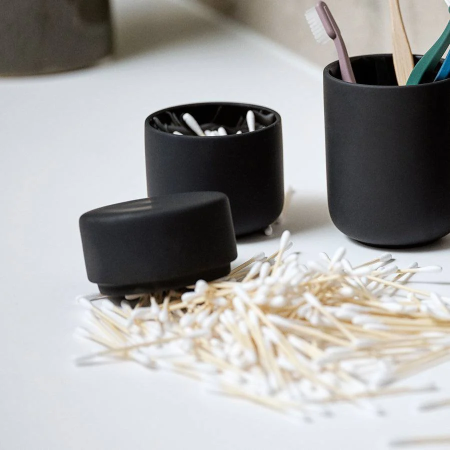 Ume Jar with Lid - Black - Image 6