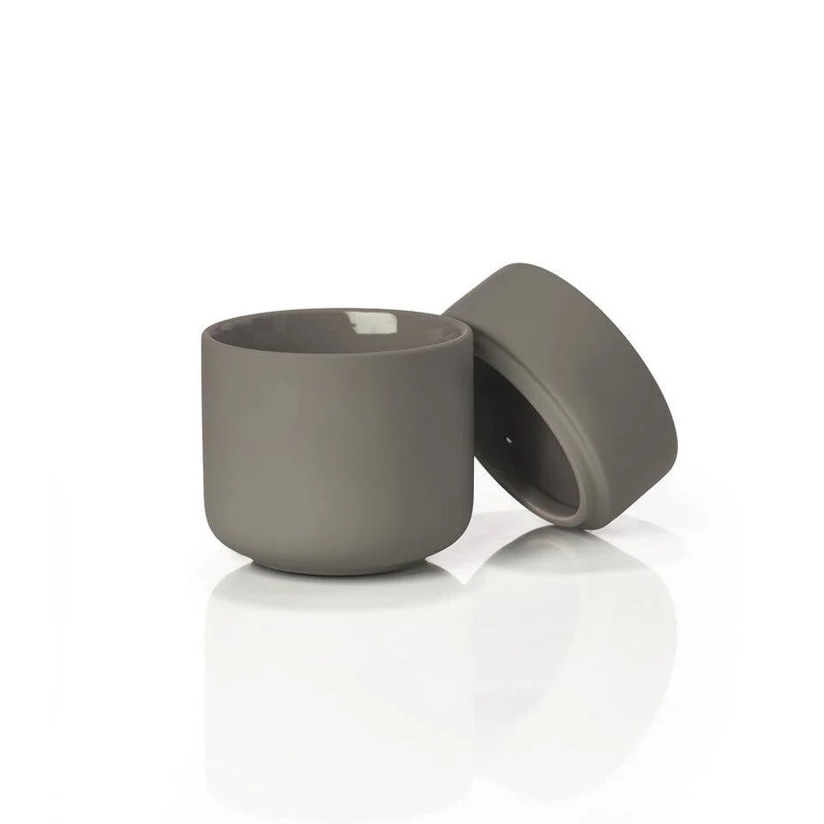 Ume Jar with Lid - Taupe - Image 3