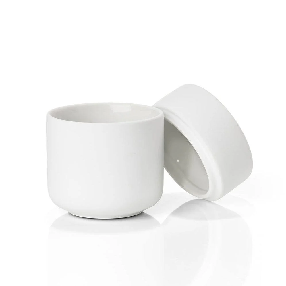 Ume Jar with Lid - White - Image 3