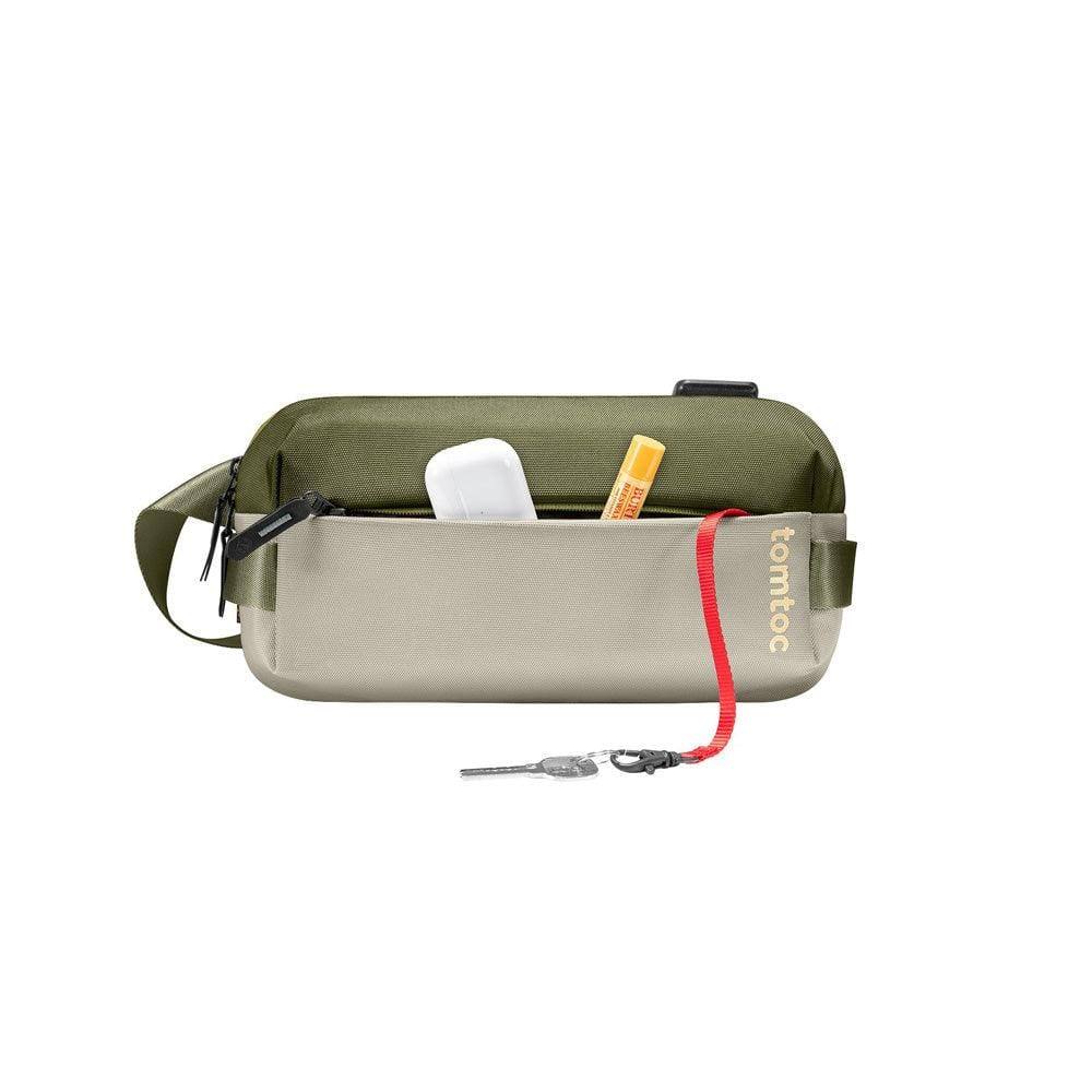 Urban Sling Bag - Olive Green - Image 6