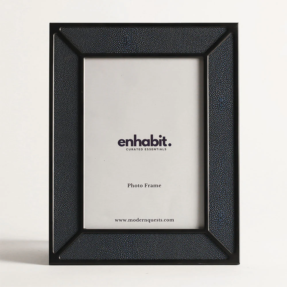 Vera Photo Frame Large - Blue Black - Image 3