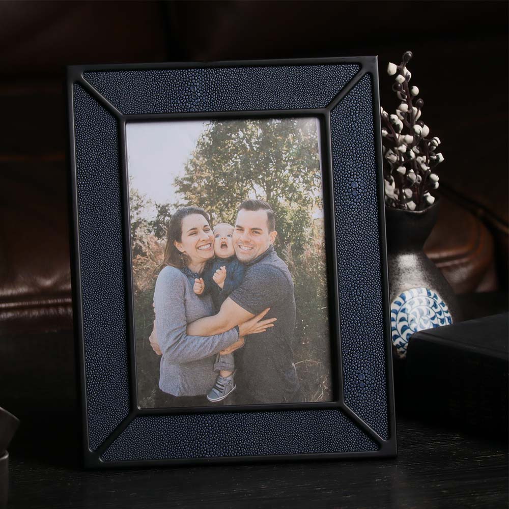 Vera Photo Frame Large - Blue Black - Image 5