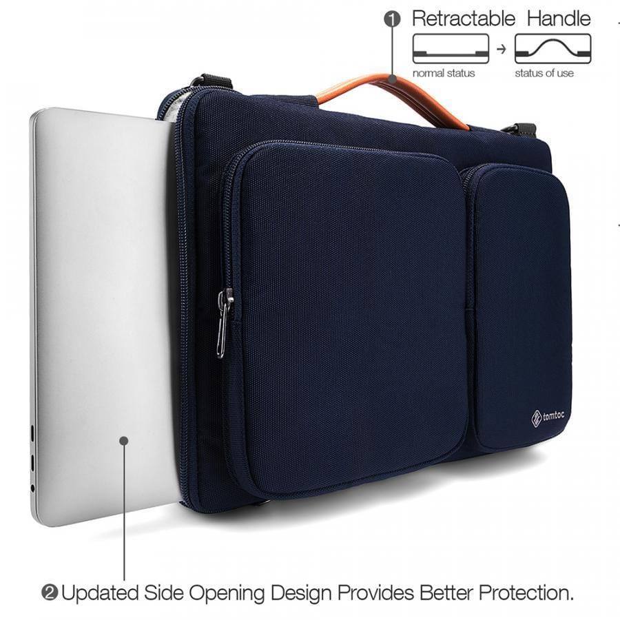Defender A42 Laptop Bag - Navy 13 to 13.5 Inch - Image 7