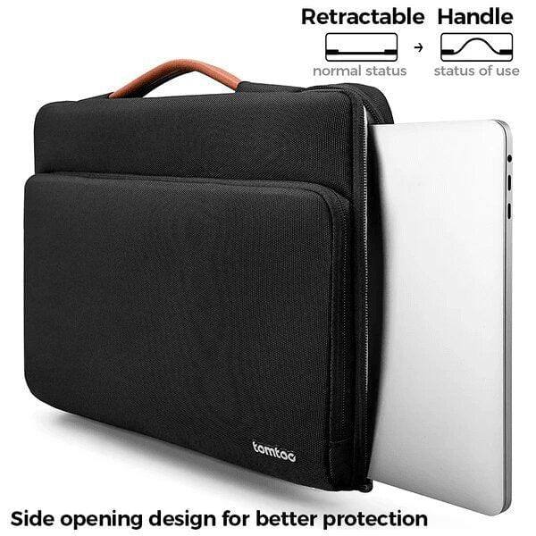 Defender A14 Laptop Briefcase - Black 15 to 15.6 Inch - Image 3