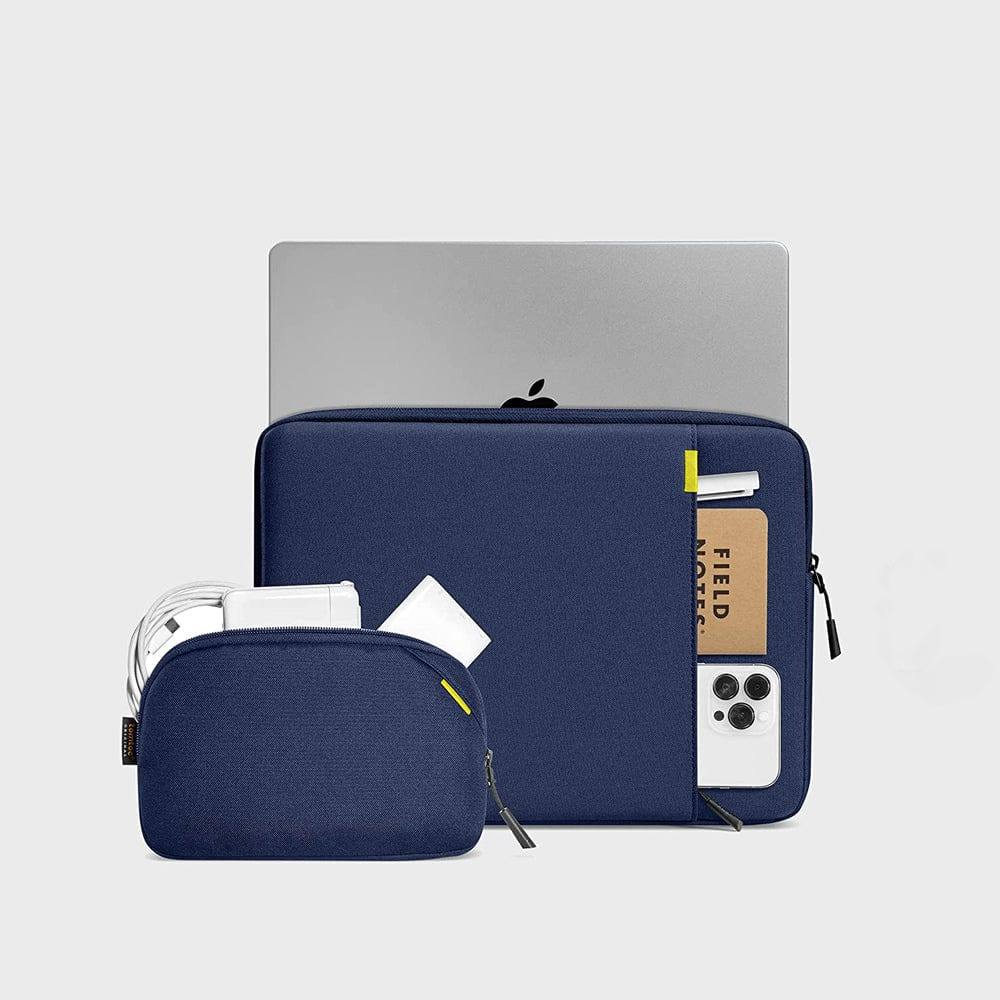 Defender A13 Laptop Sleeve & Pouch - Navy Blue 13 to 14 Inch - Image 3