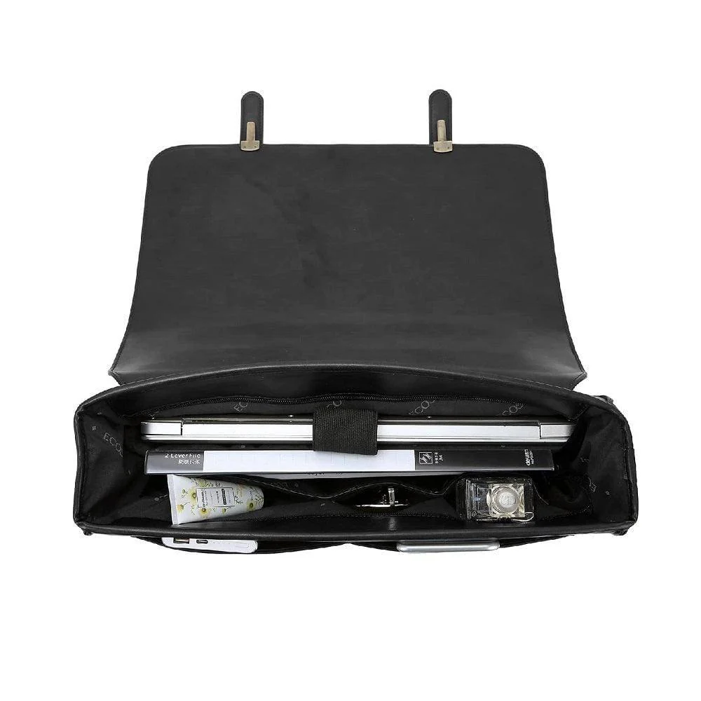 Vintage Bow Briefcase - Black - Image 4