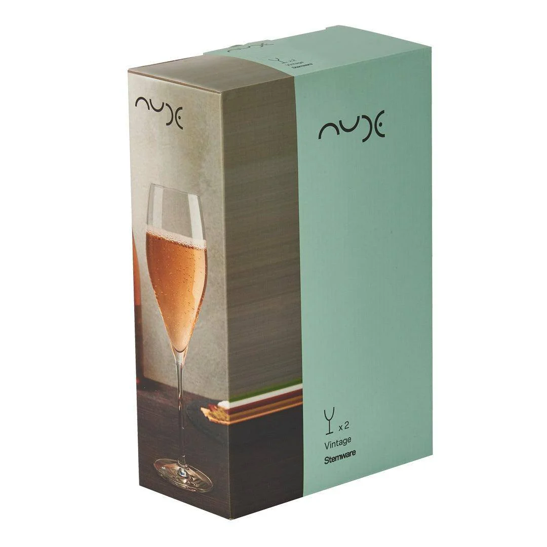 Vintage Champagne Glasses 355ml, Set of 2 - Image 4